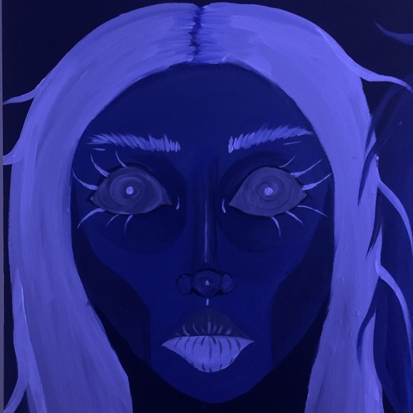 Handmade large wall painting 🧸🔮 - Picture 3 of 4